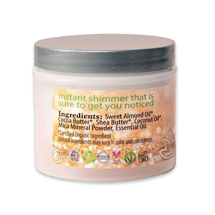 Gold Shimmer Whipped Body Butter close-up of texture