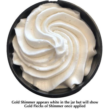 Gold Shimmer Whipped Body Butter pack detail