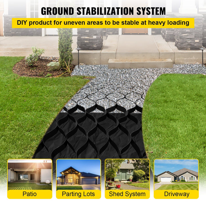 Ground grid stabilizer honeycomb cell detail