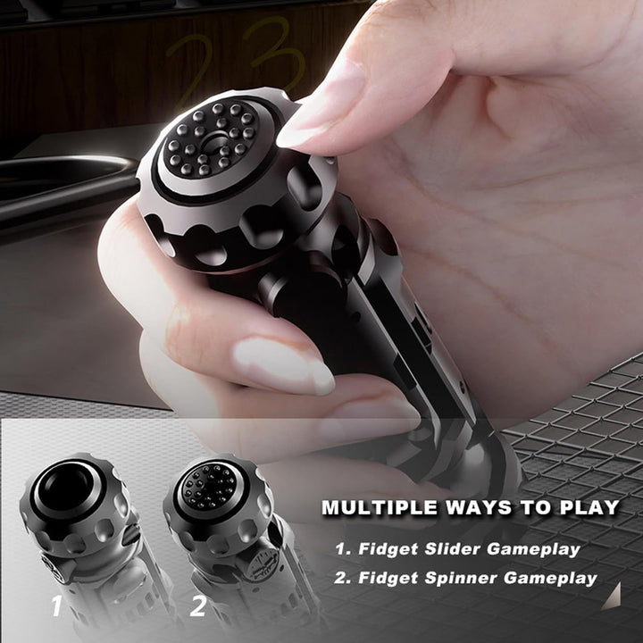 Dog treat launcher trigger grip detail