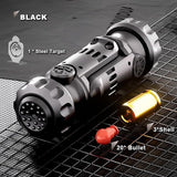 Interactive dog treat launcher gun front view