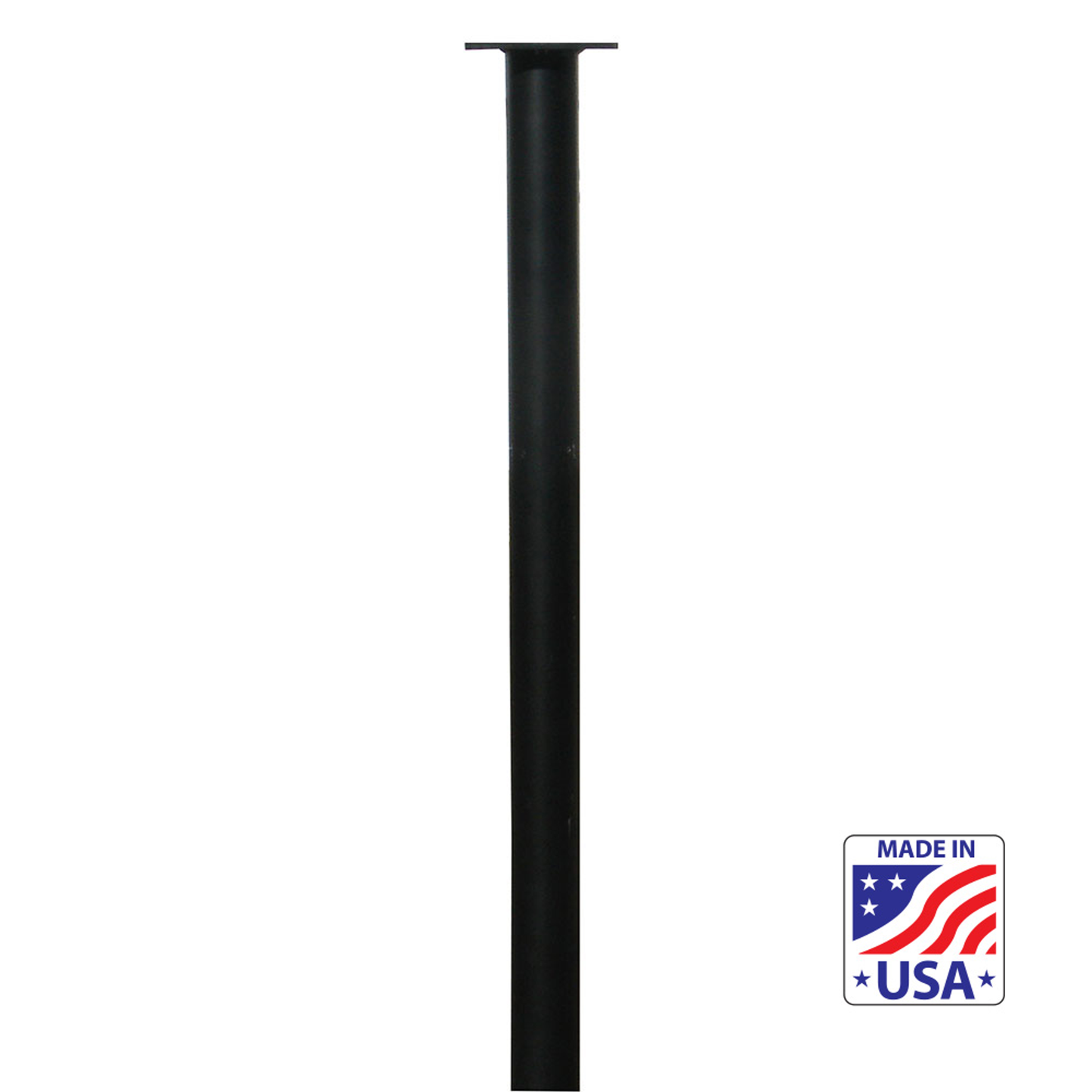 Hanford Single Mailbox Post System, Black