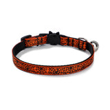 Halloween pet collar in skull pattern