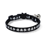 Halloween cat collar in candy print