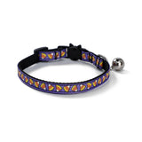 Halloween pet collar in pumpkin print