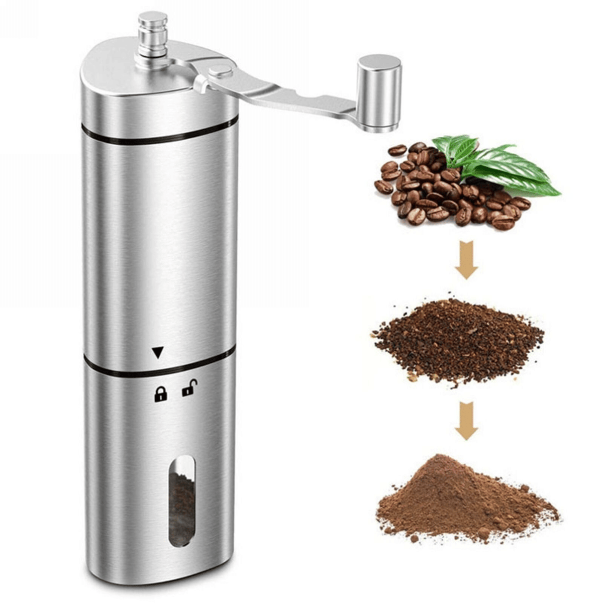 Hand Crank Pepper Grinder Mill