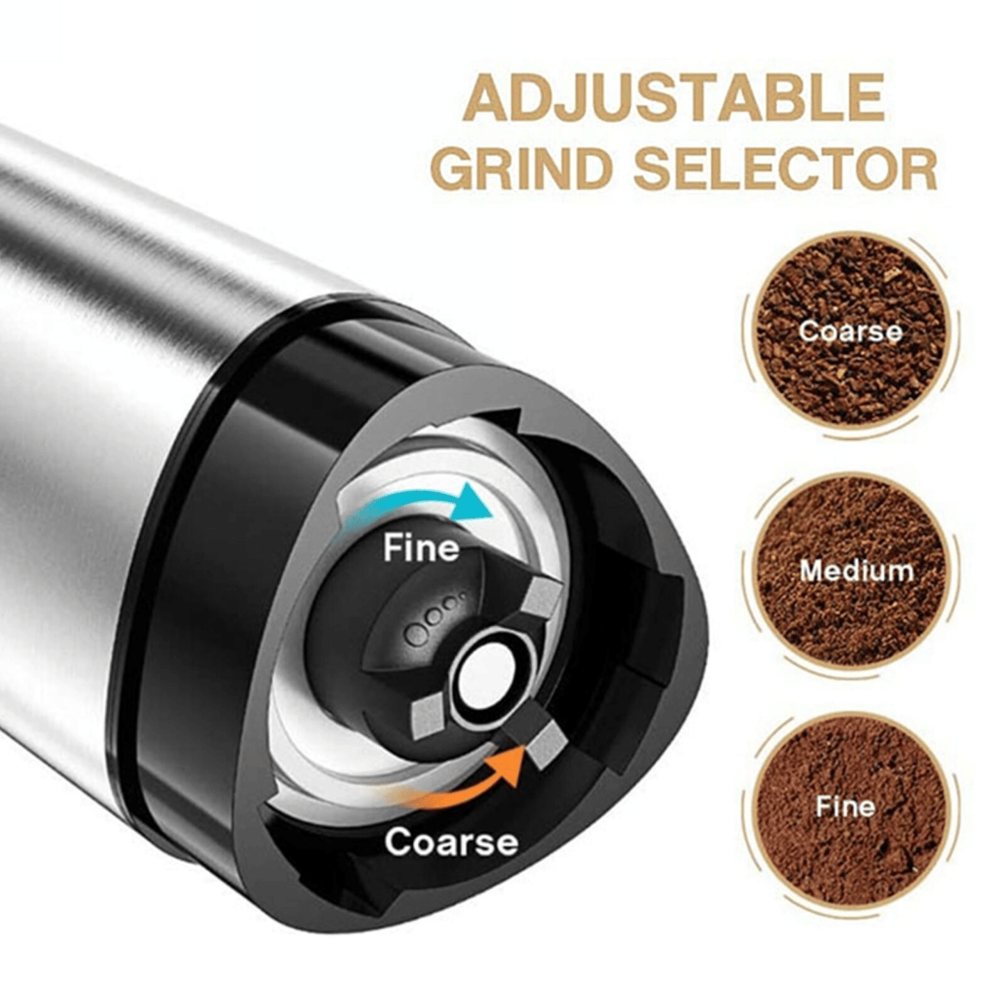Hand crank pepper grinder mill with side handle for manual grinding, additional view 9