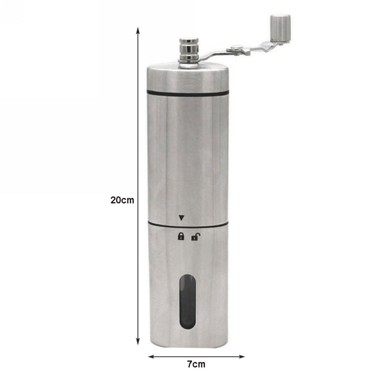 Hand crank pepper grinder mill with side handle for manual grinding, additional view 10