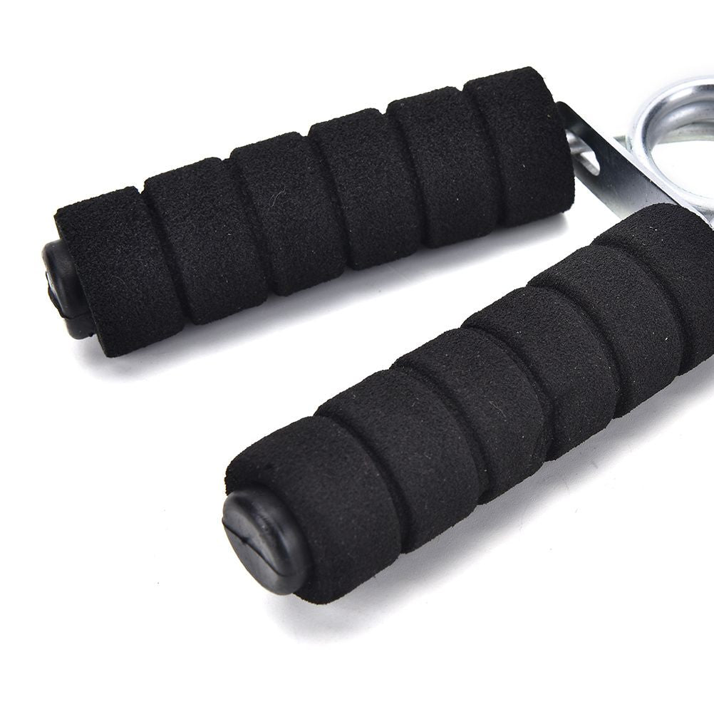 Portable hand grip strengthener shown in a bag for travel