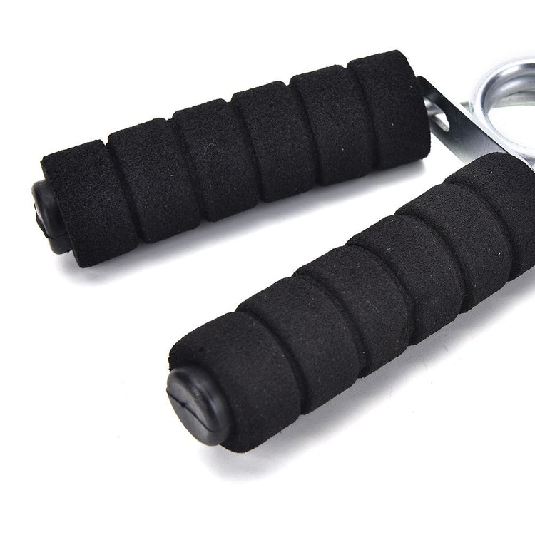 Portable hand grip strengthener shown in a bag for travel