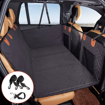 Waterproof dog car seat cover with hammock design