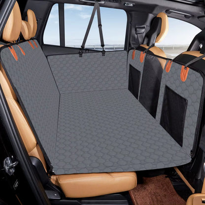 Folded dog car seat protector for storage