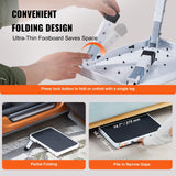 1-step foldable stool height adjustment mechanism close-up