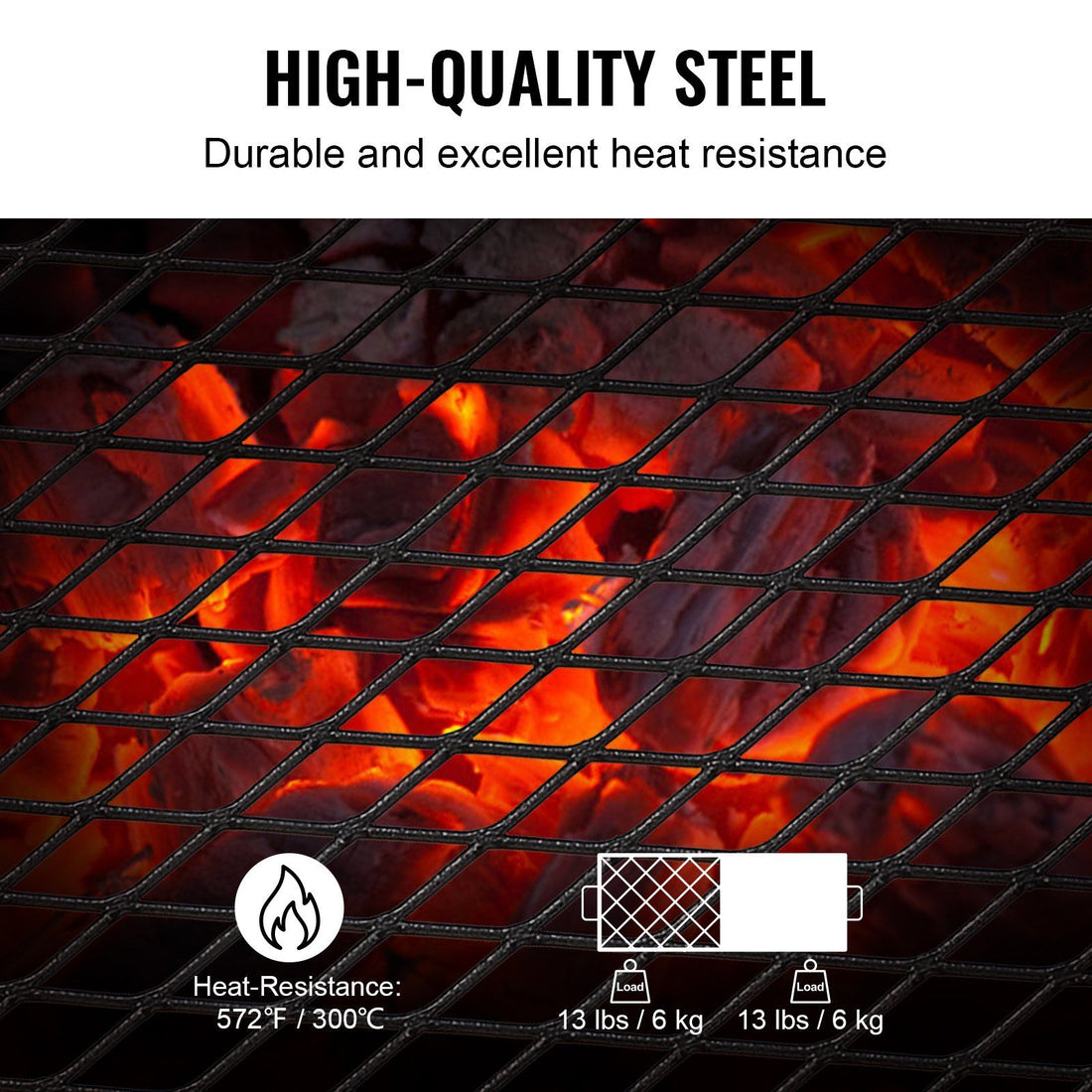 Heavy Duty 22.4" Campfire Grill4