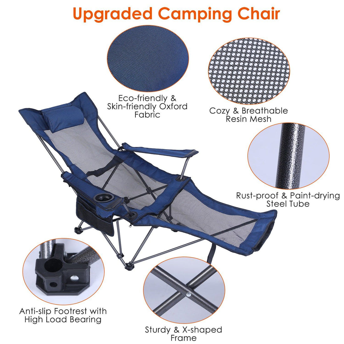 Heavy Duty Foldable Camping Chair4