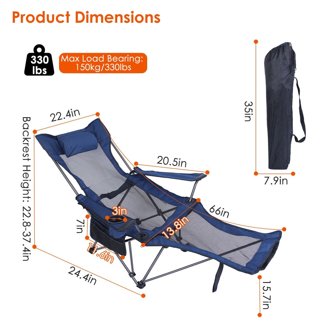 Heavy Duty Foldable Camping Chair7