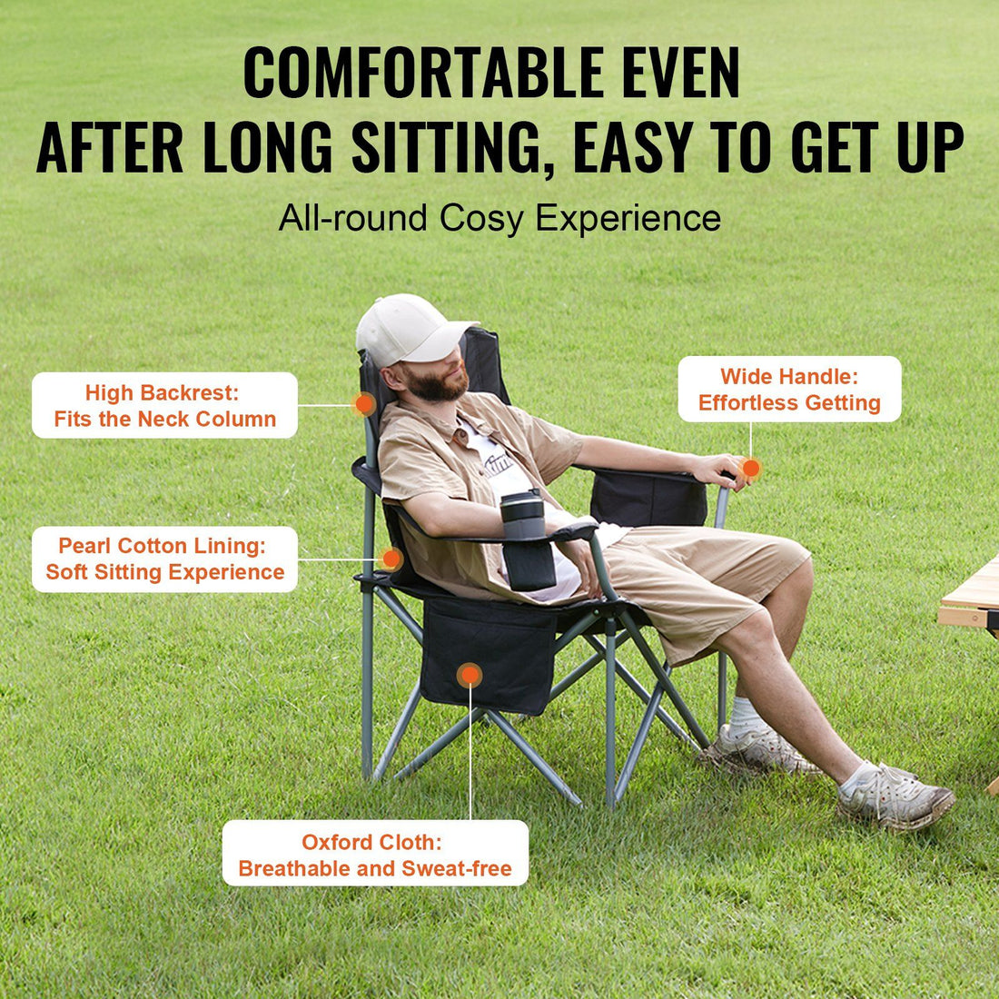 Heavy Duty Folding Camping Chair3