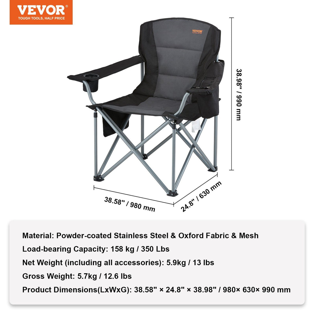 Heavy Duty Folding Camping Chair6
