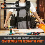 Heavy Duty Tool Belt with Suspenders in use