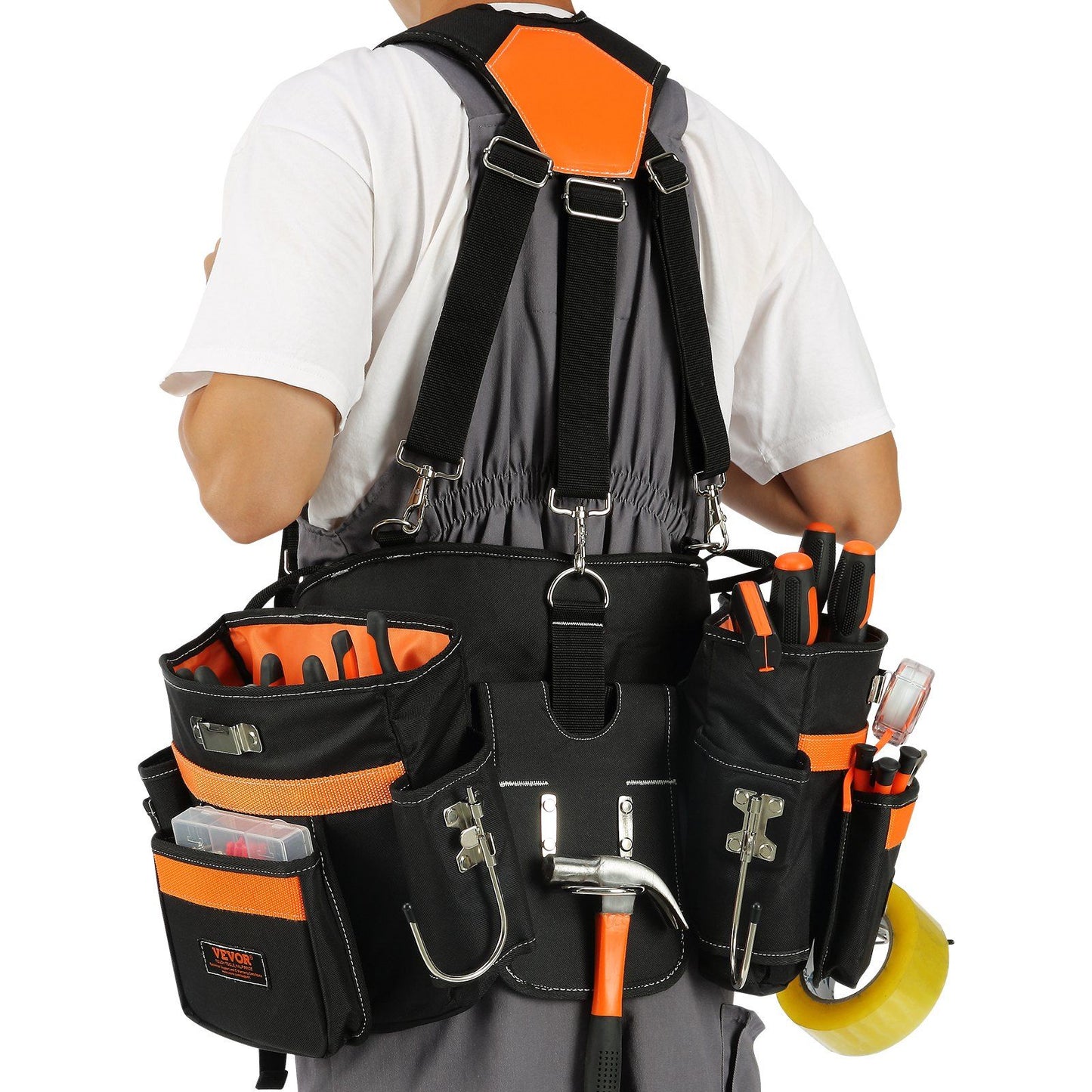Heavy Duty Tool Belt with Suspenders alternate angle