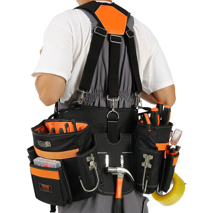 Heavy Duty Tool Belt with Suspenders alternate angle