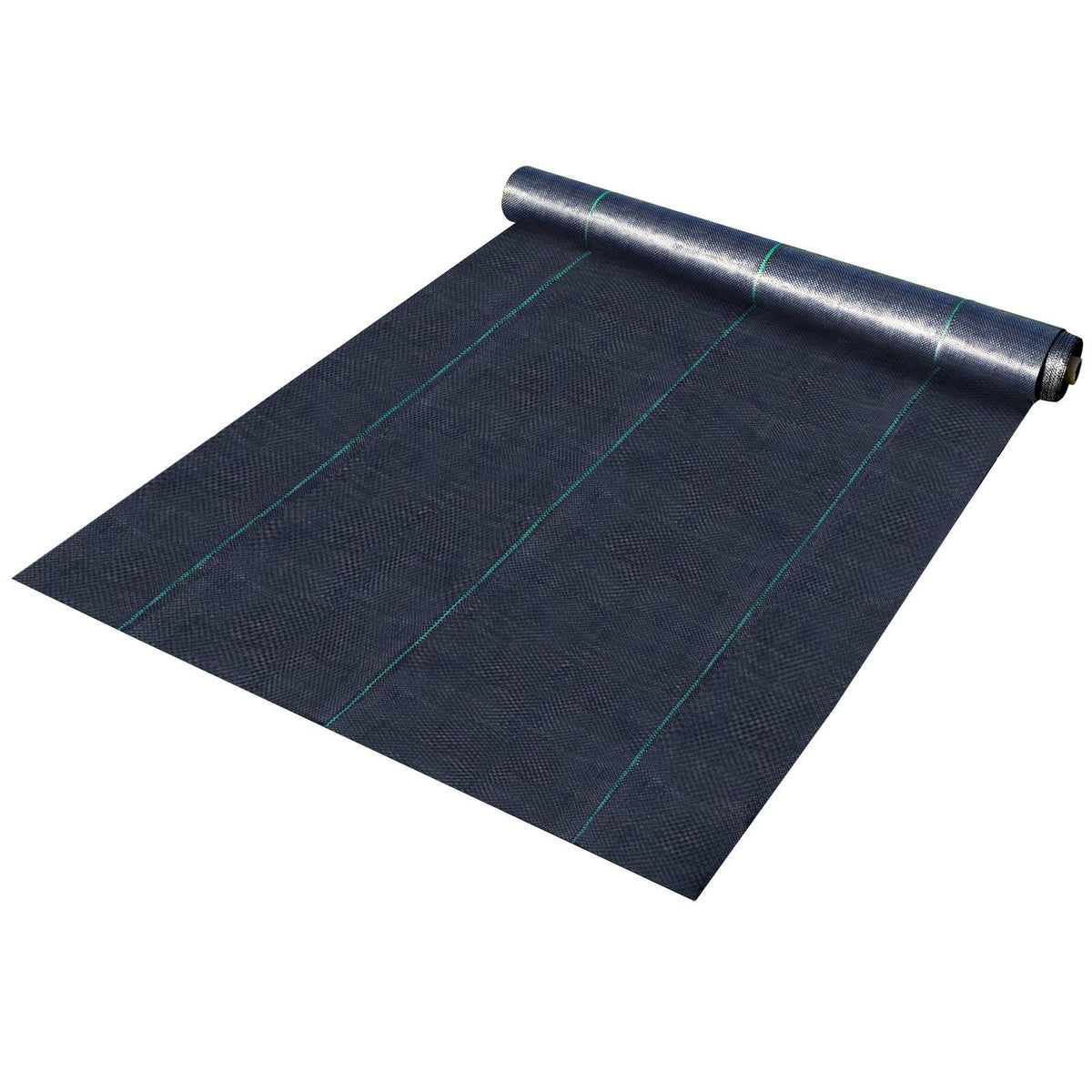 Heavy duty weed barrier fabric woven texture detail