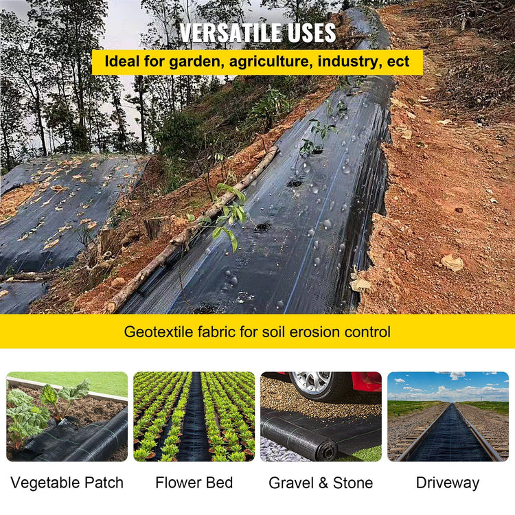 Heavy duty weed barrier fabric pathway use