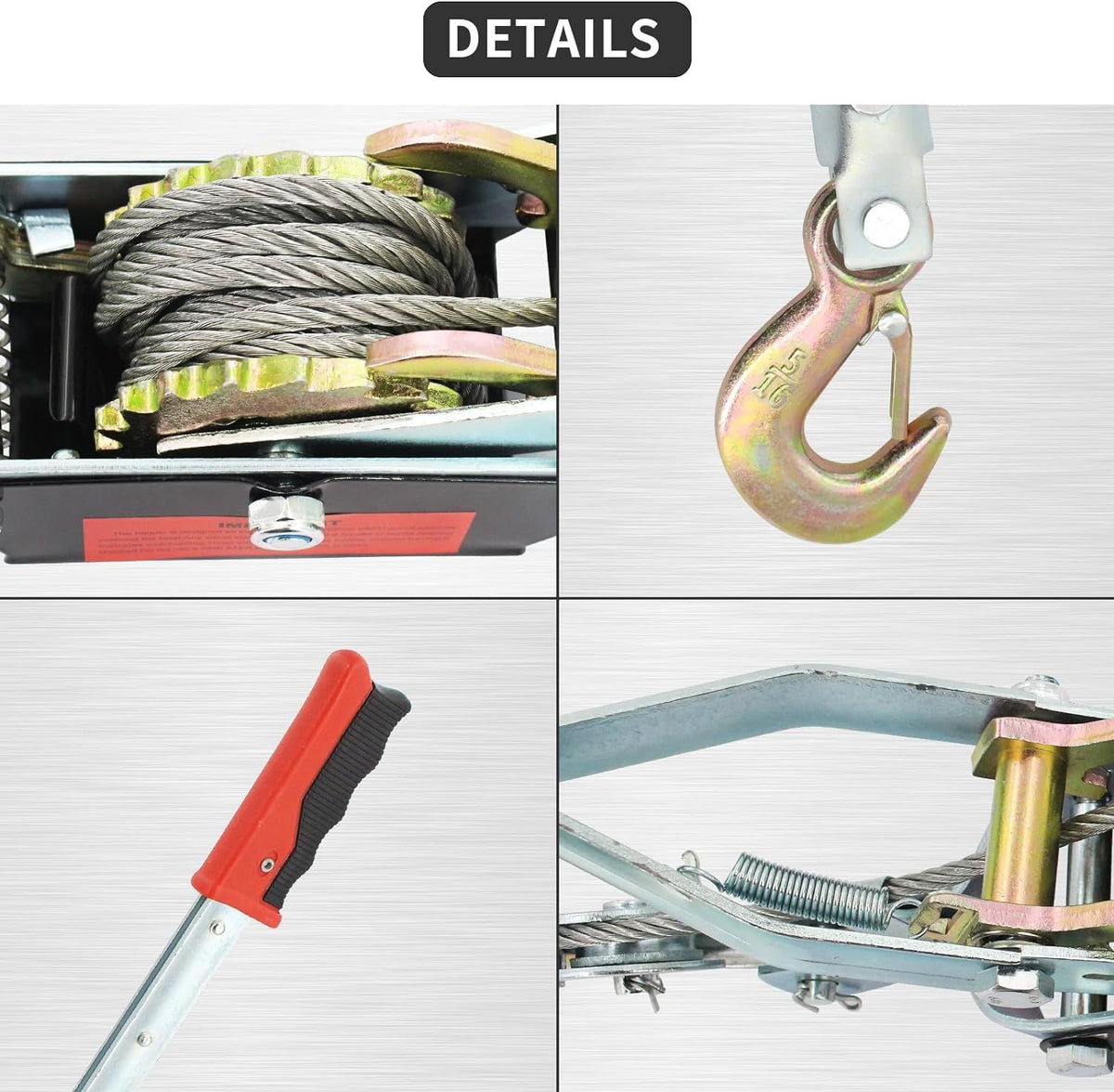 Heavy duty winch ratchet tool for marine and automotive hoisting