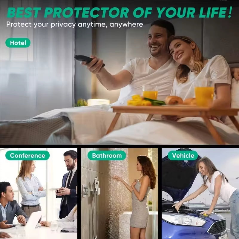 Hidden camera detector RF GPS scanner main view
