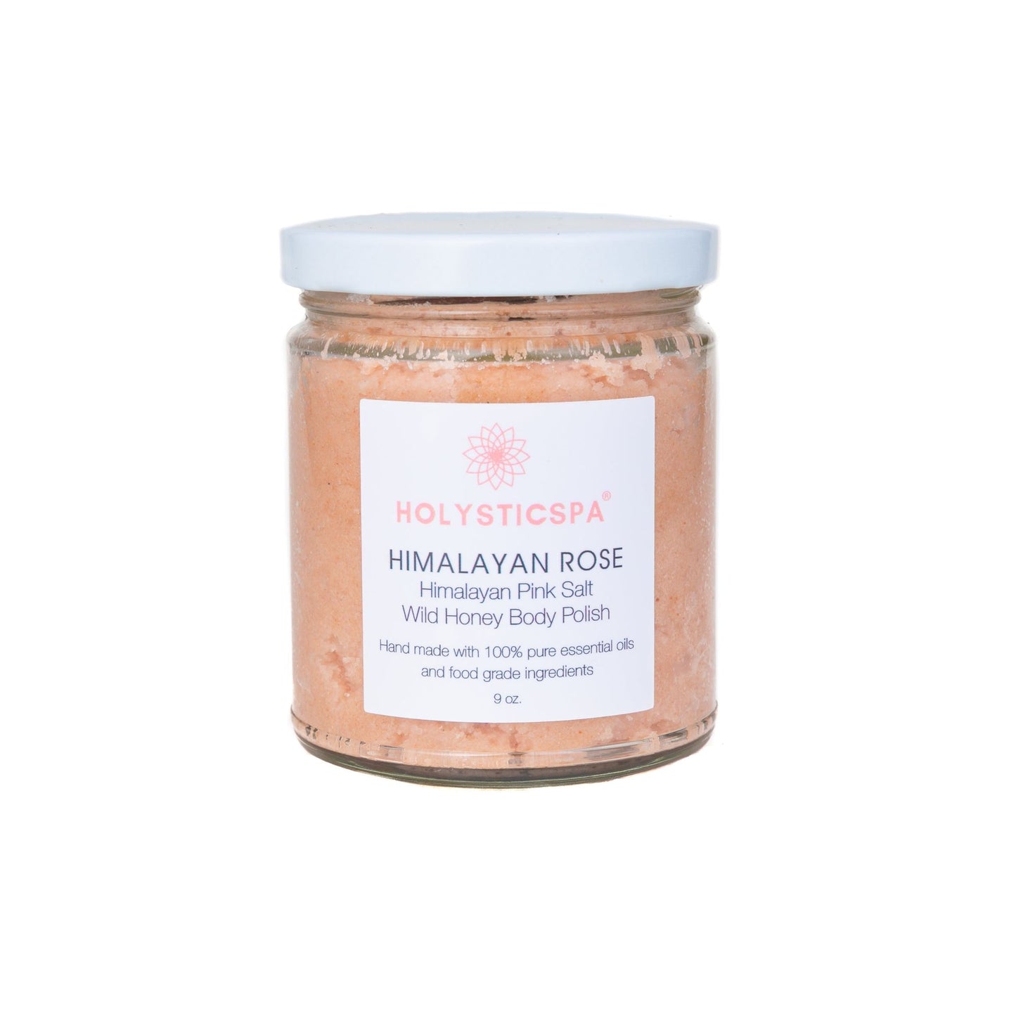 Himalayan Rose Body Polish close-up of texture