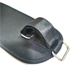 Hip thrust belt adjustable closure detail