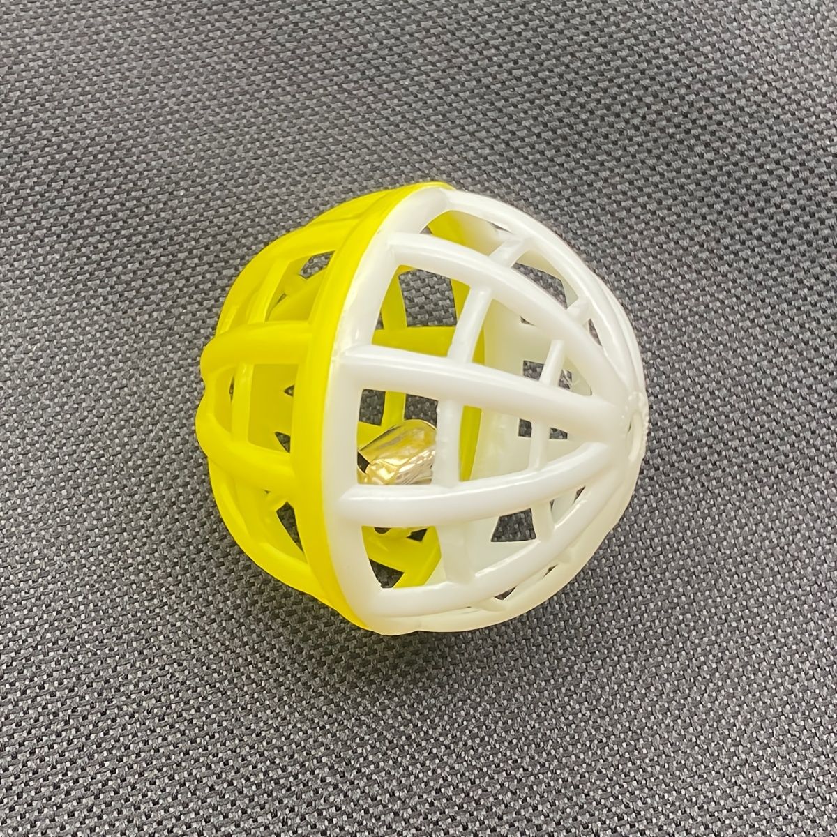 Hollow bell cat ball toy internal bell detail