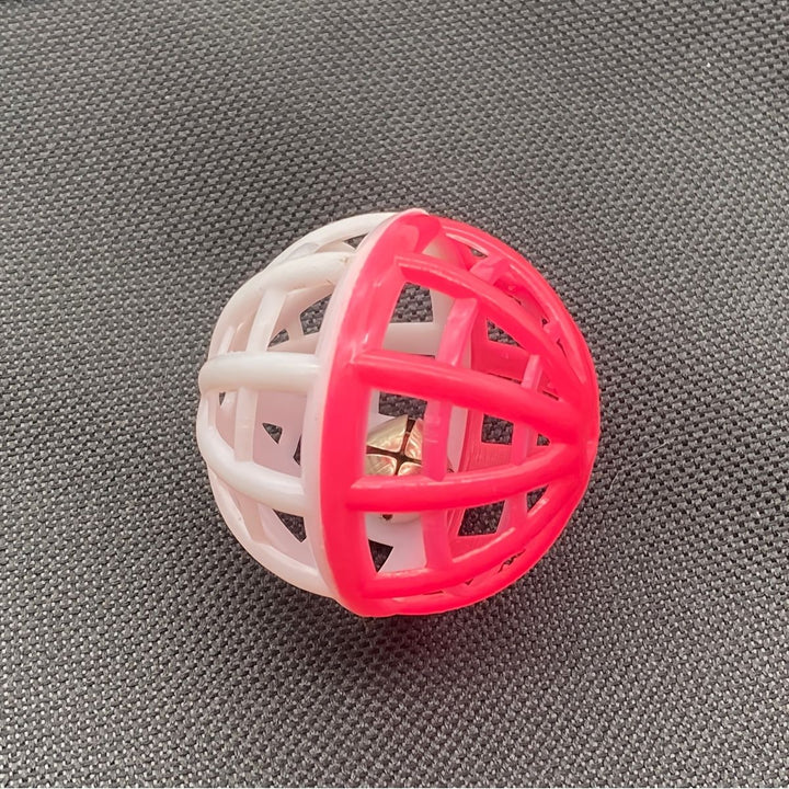 Hollow bell cat ball toy 4-pack