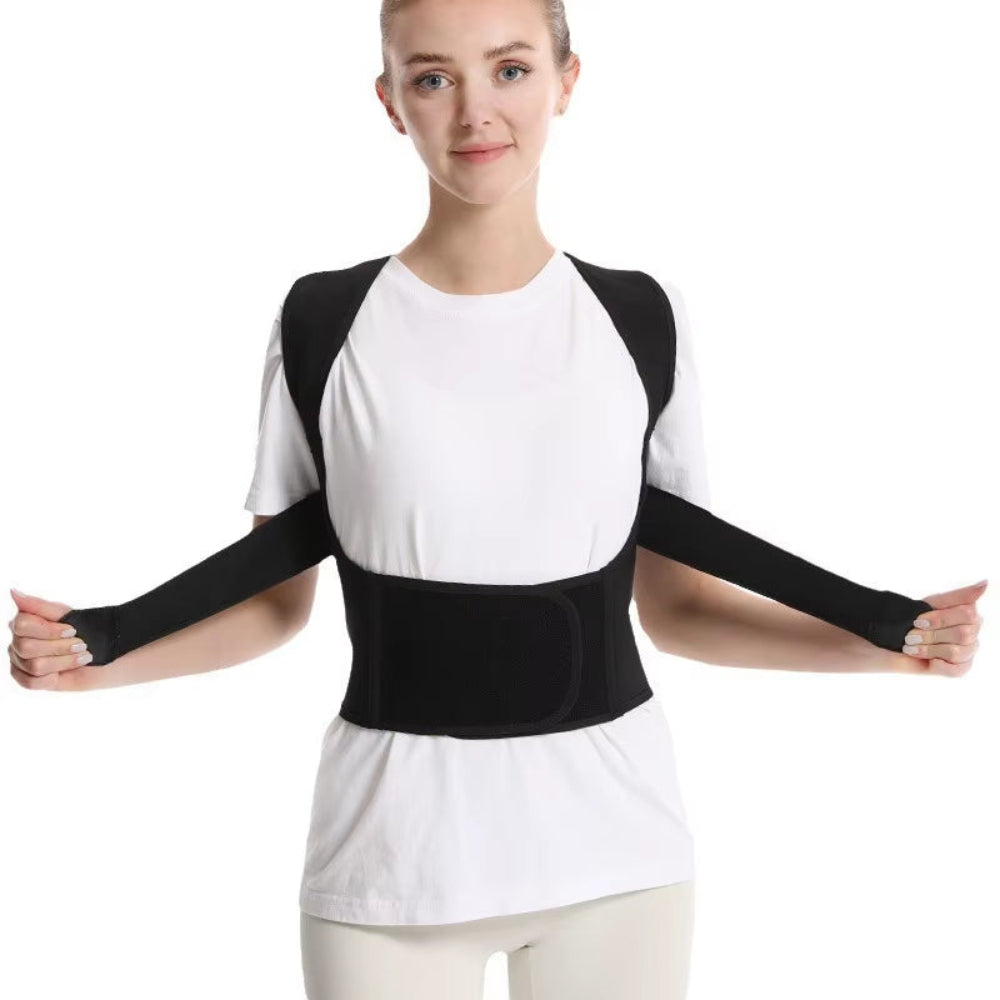 Instant posture corrector brace flat lay product view