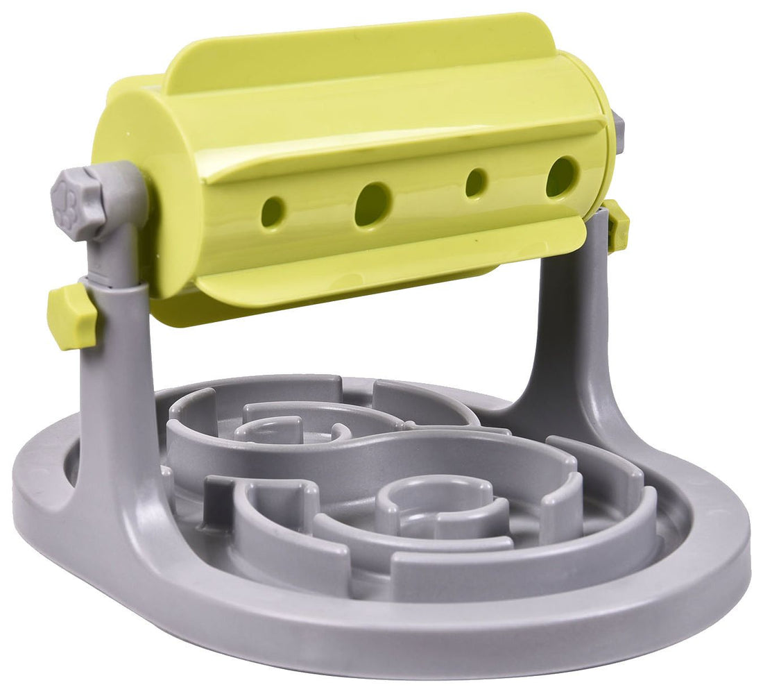 Interactive rotating slow feeder bowl main product photo