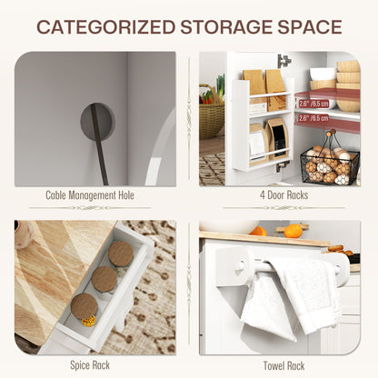 Kitchen island cart drop leaf side folded down