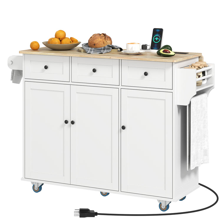 Kitchen island cart dimensions 1290 by 535 mm