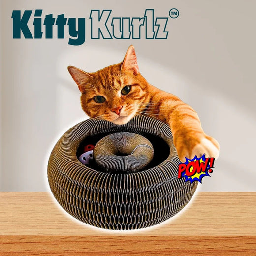 Kitty Kurlz Interactive Cat Scratcher Toy with Ball Track - view 4