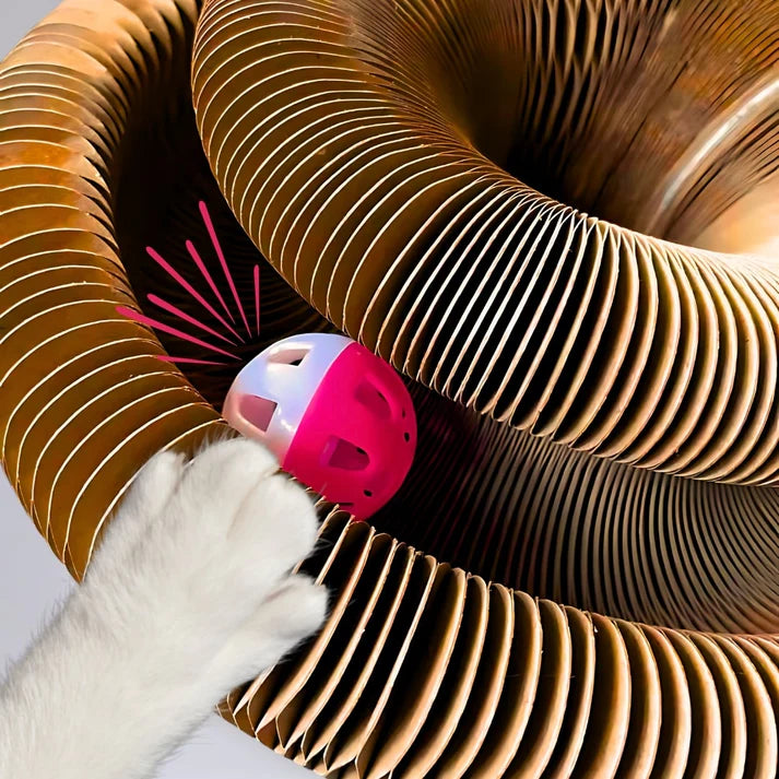 Kitty Kurlz Interactive Cat Scratcher Toy with Ball Track - view 2