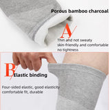 Knee sleeve fabric close-up bamboo knit