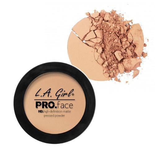Pro face powder packaging label and shade name