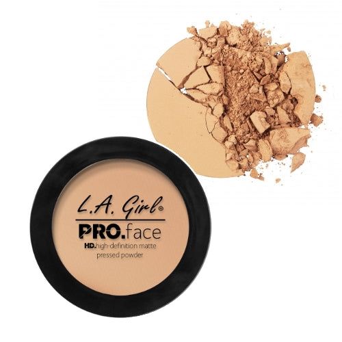 L.A. Girl face powder compact mirror open