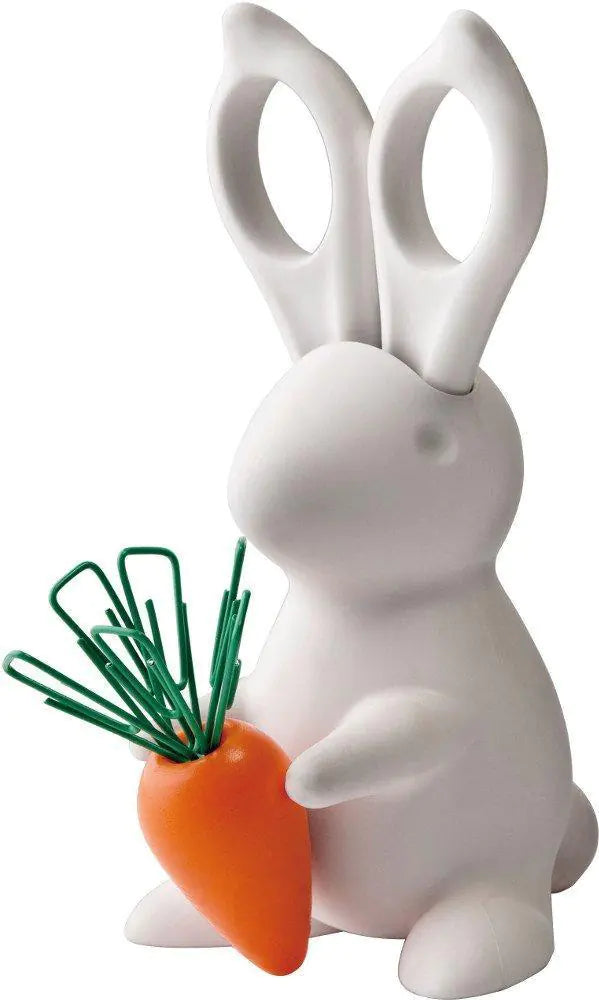 Bunny scissors holder shown with scissors removed