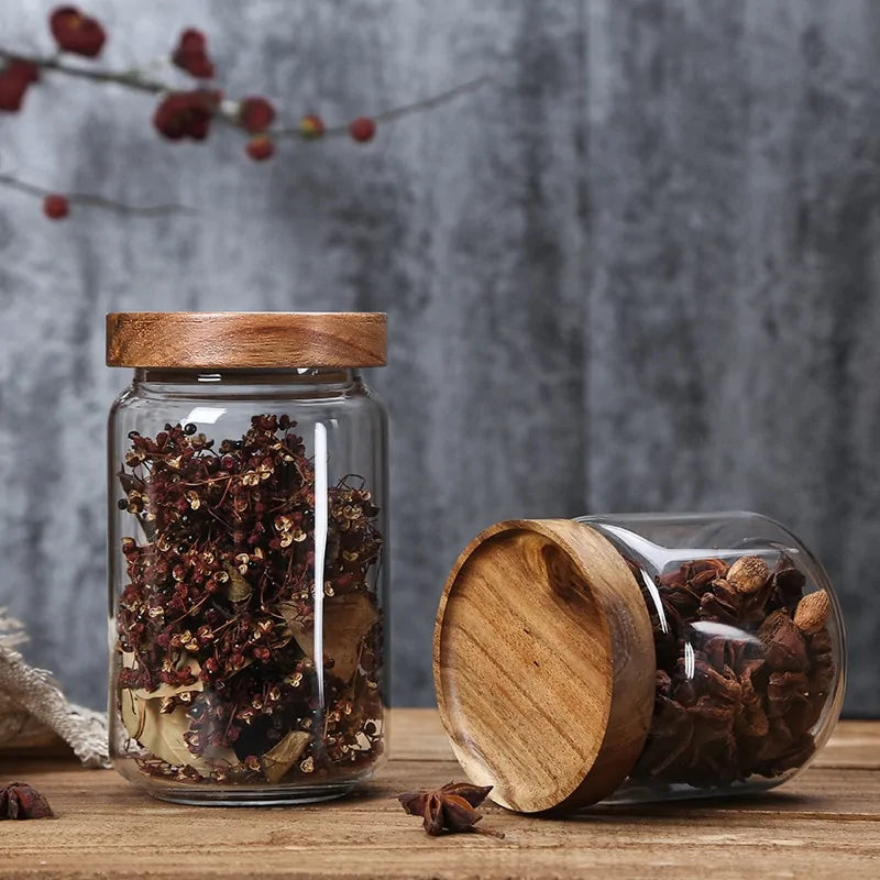 Glass Airtight Kitchen Storage Jar