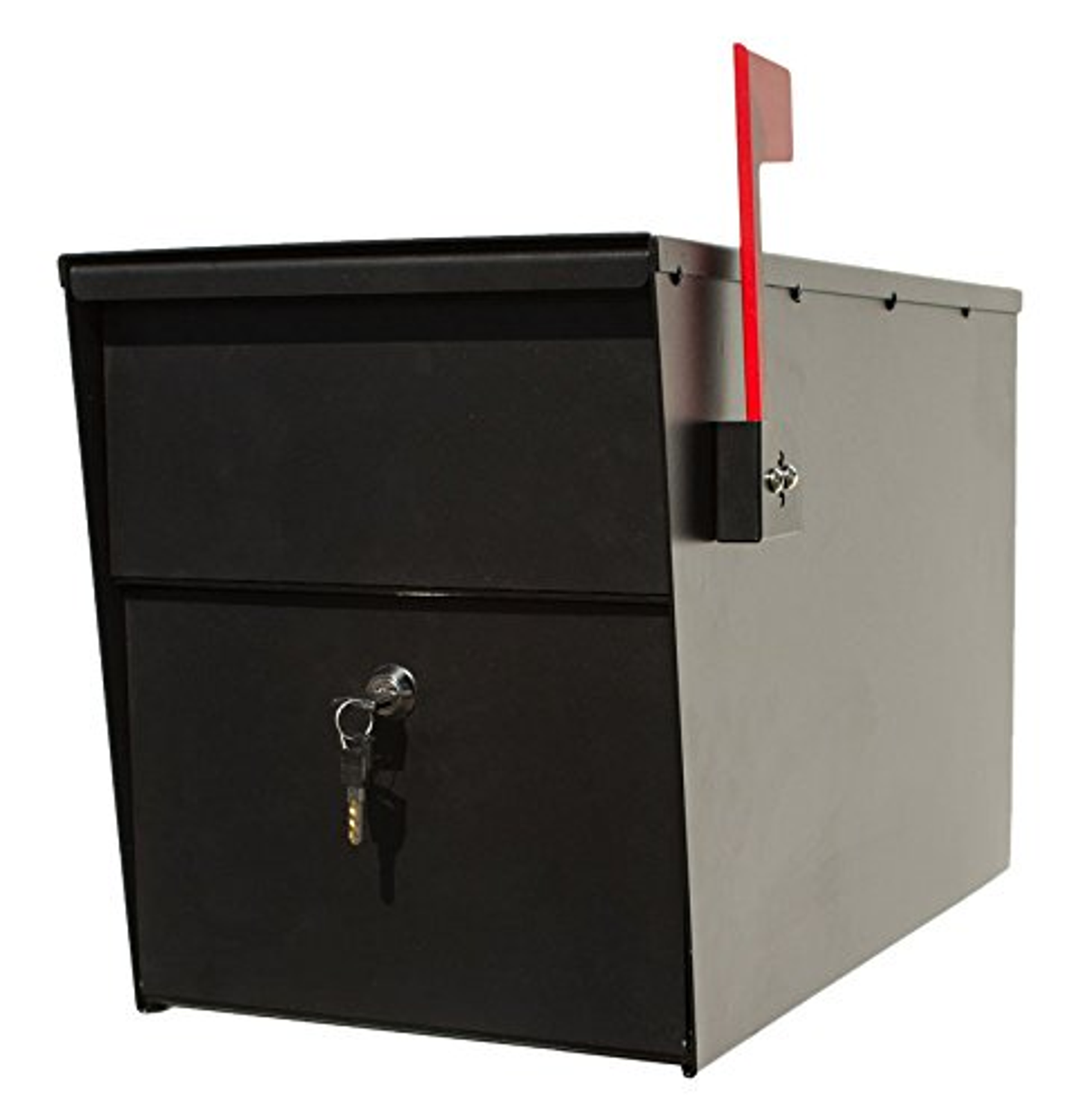 LetterSentry Locking Mailbox, Black
