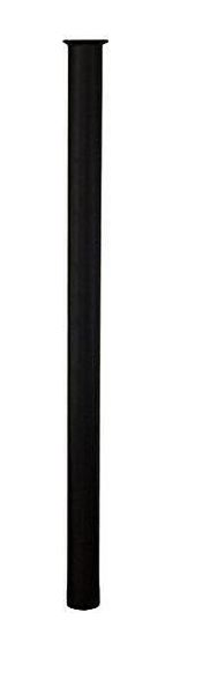 LetterSentry Direct Burial Mailbox Post, 3 in. OD, Black