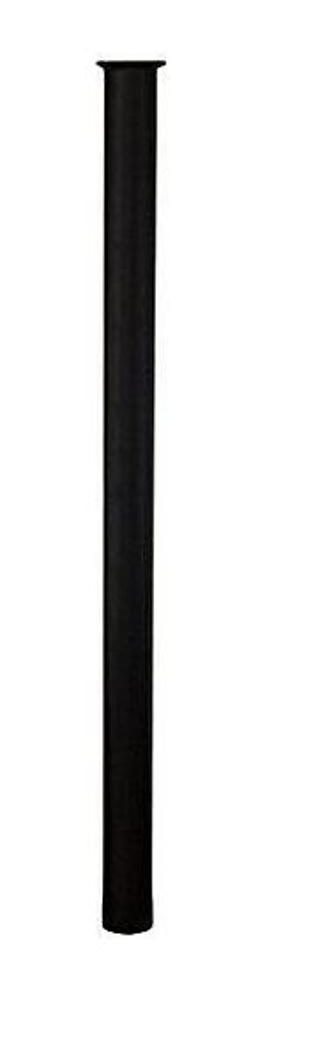 LetterSentry Direct Burial Mailbox Post, 3 in. OD, Black