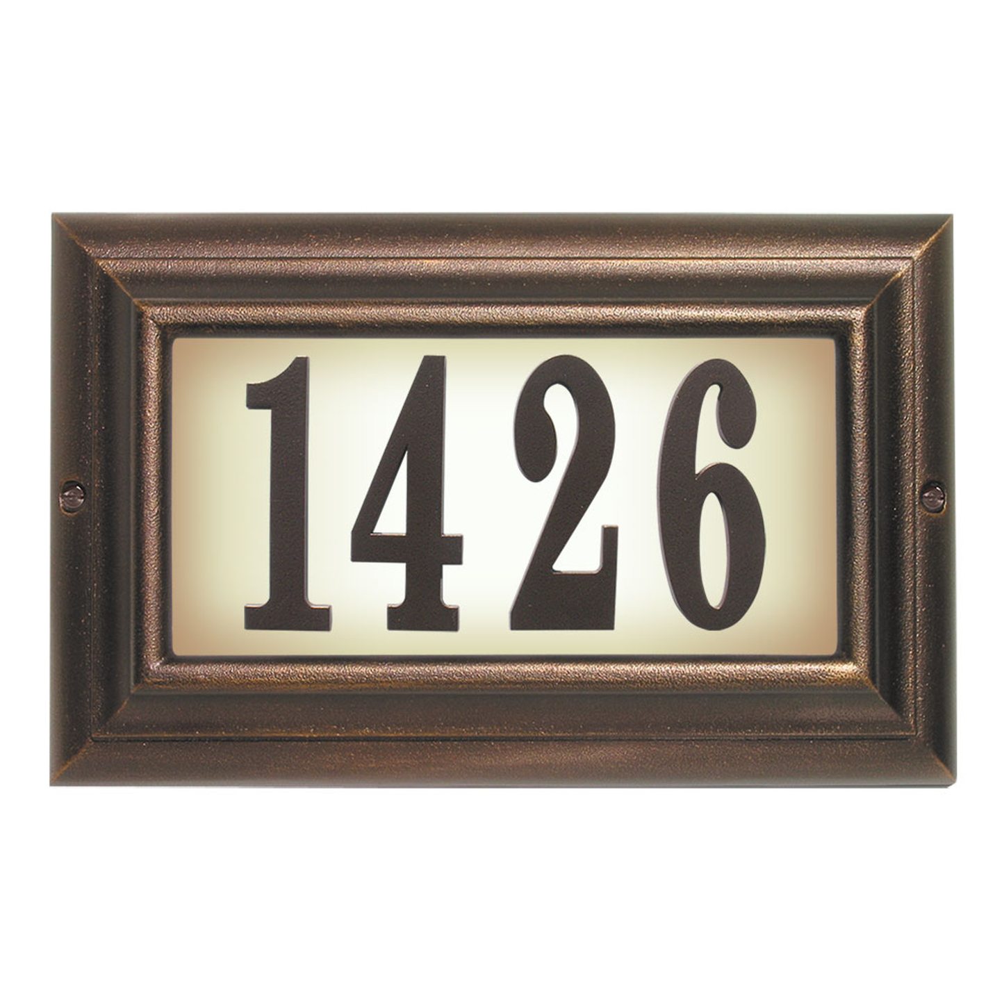 Edgewood Lighted Address Plaque