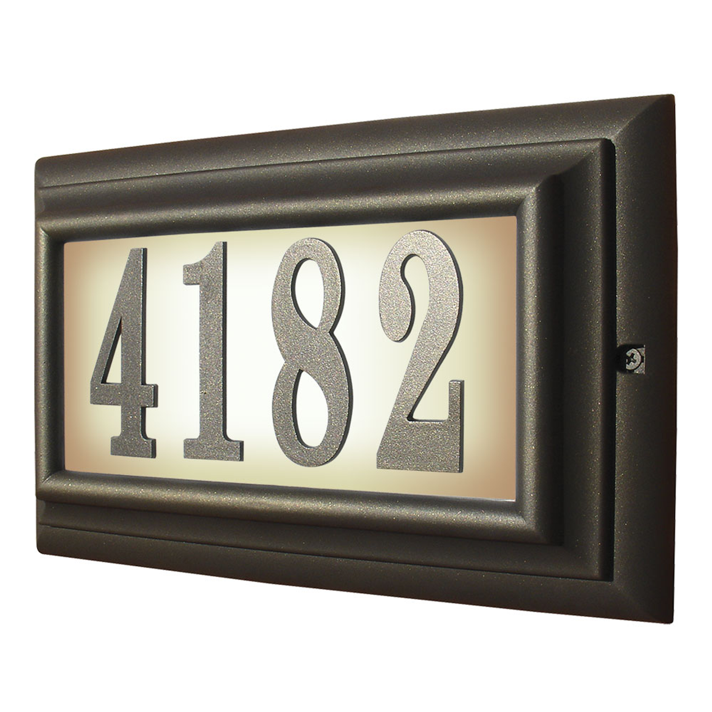 Edgewood Lighted Address Plaque