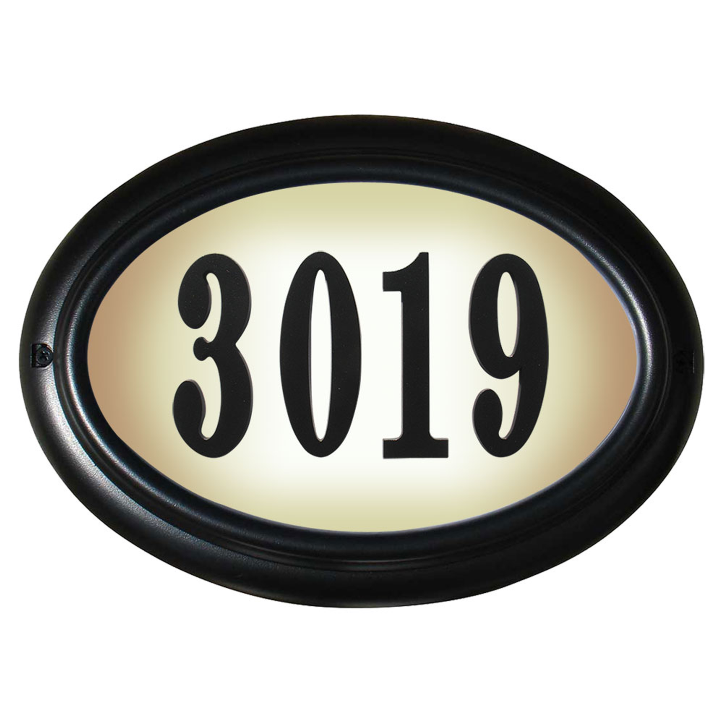 Edgewood Lighted Address Plaque